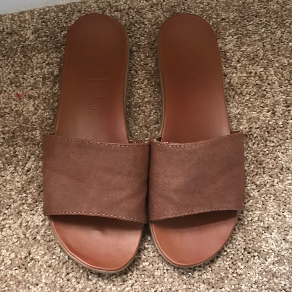 madpoll Shoes - Madpoll brown leather sandals